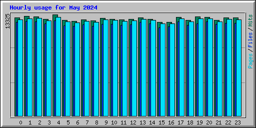 Hourly usage for May 2024
